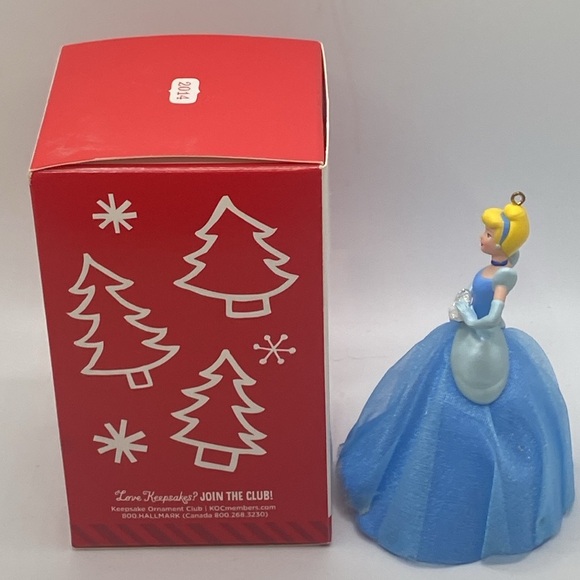 Hallmark Cinderella 2014 Ornament with.glass shoe by  Katrina Bricker artist - Picture 2 of 5